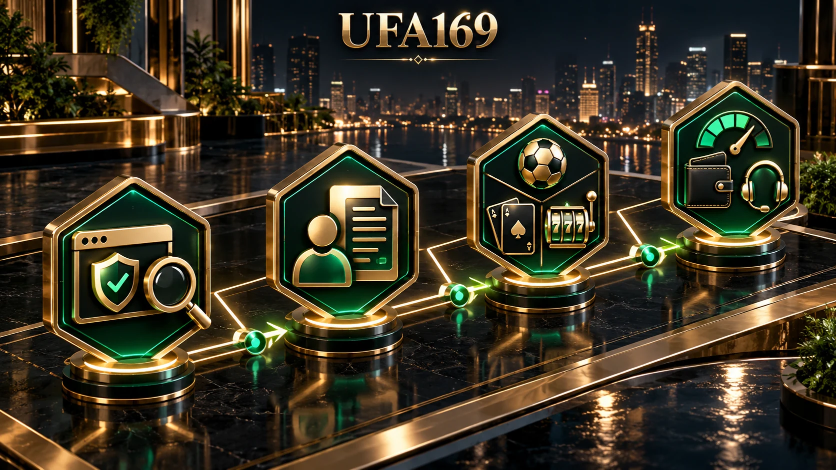 เส้นทางตรวจ UFA169 ตั้งแต่ทางเข้า สมัคร เปรียบเทียบบริการ และควบคุมงบ