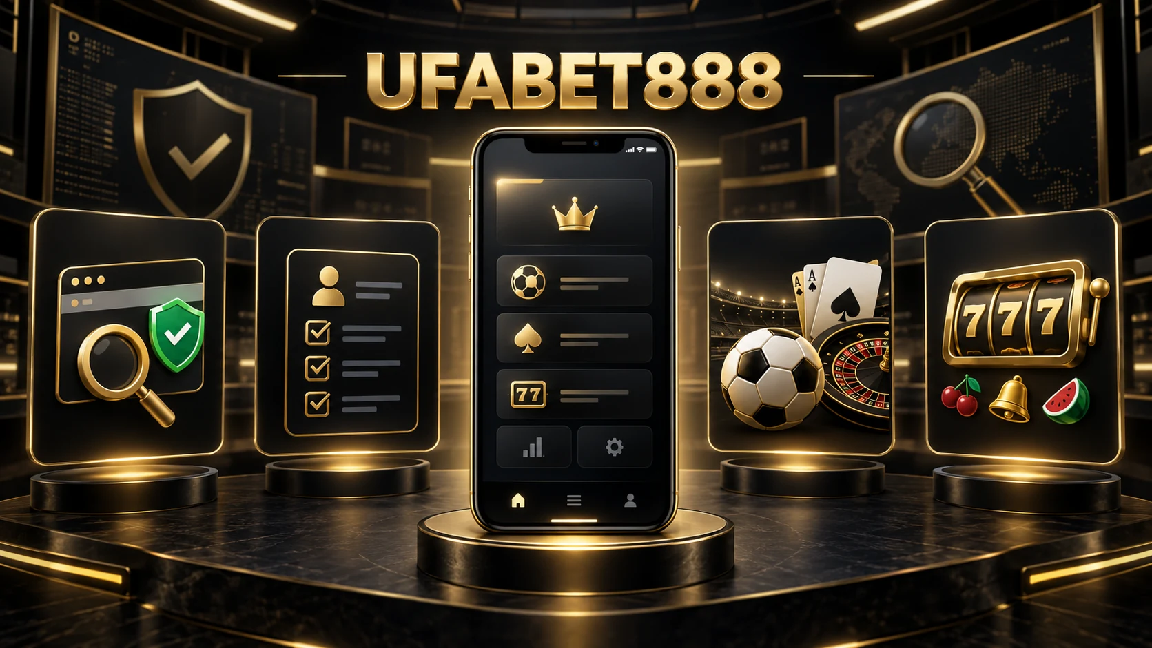 คู่มือตรวจ UFABET888 พร้อมไอคอนความปลอดภัย สมัคร กีฬา คาสิโน และสล็อต